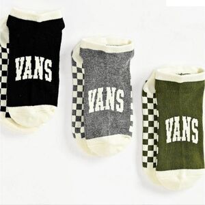 Vans Arched Kick Canoodle 3-PK No-Show Socks